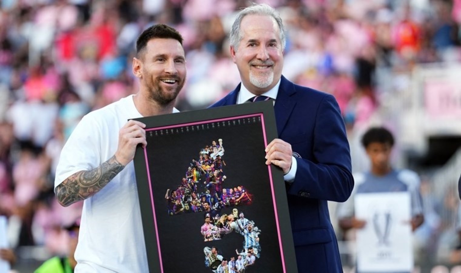 Lionel Messi’ye 45. kupa için özel tören