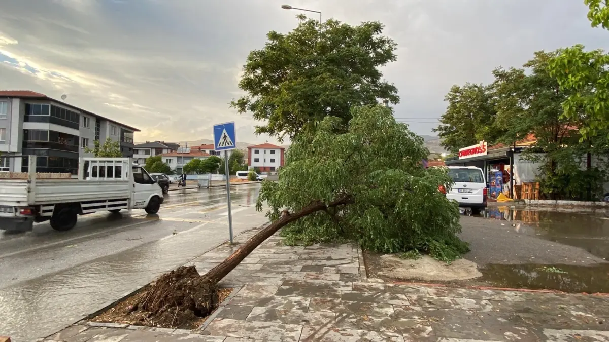 Erzincan’da Şiddetli Rüzgar ve Sel