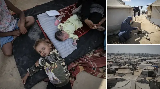 israil saldirilarindan kacan filistinliler agir kosullar altinda yasam mucadelesi veriyor qKROVTpE