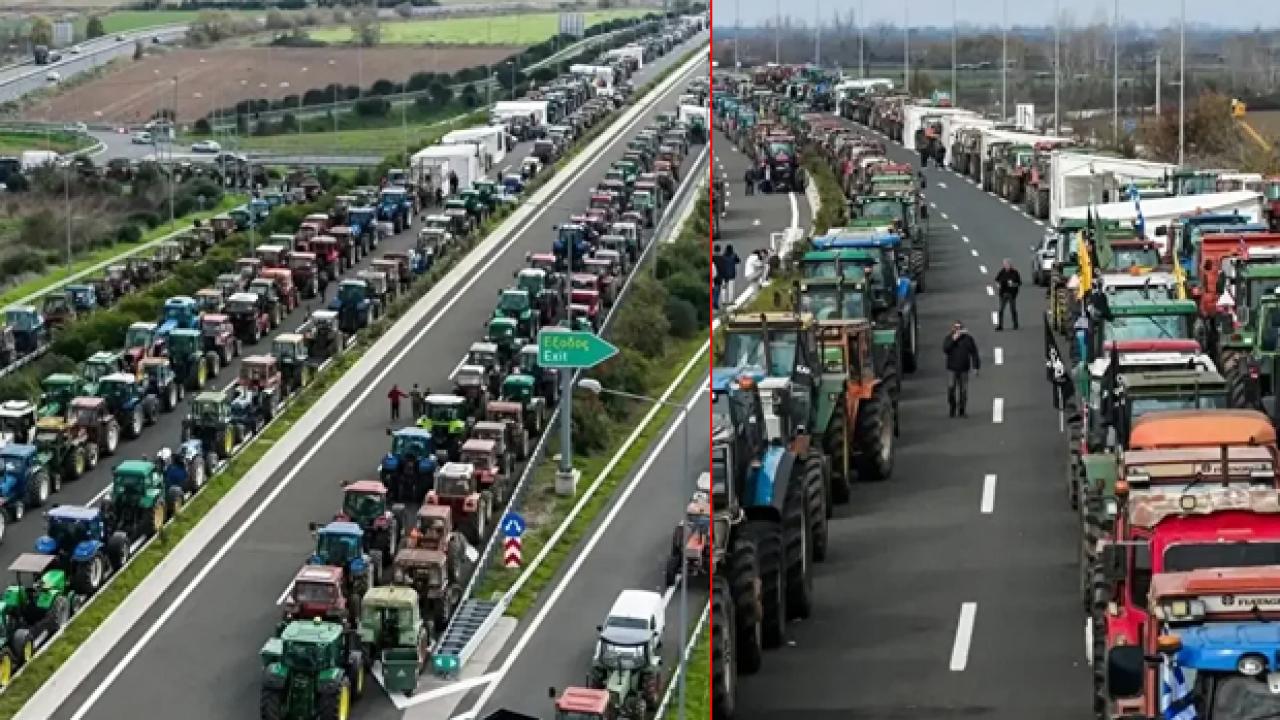 Yunanistan’da çiftçi isyanı